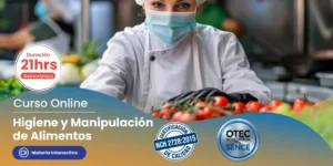Aplicación de Procedimientos de Higiene y Manipulación de Alimentos – 21 Horas – Online