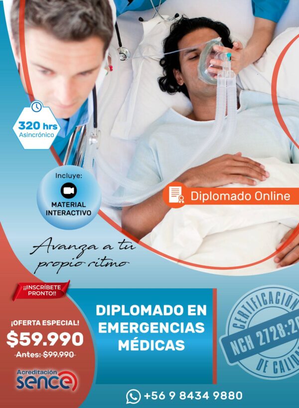 DIPLOMADO EMERGENCIAS MEDICAS 320 HRS