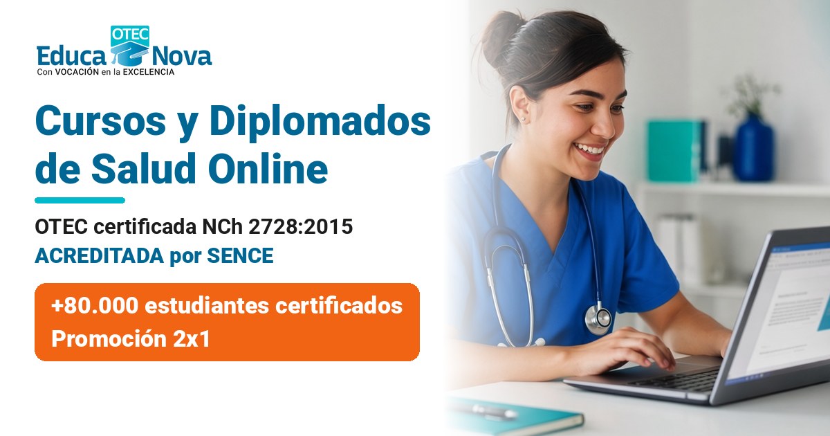 Cursos y diplomados de salud online OTEC EducaNova