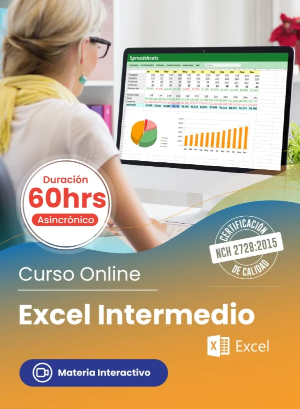 Curso de Excel Intermedio – 60 Horas – Online