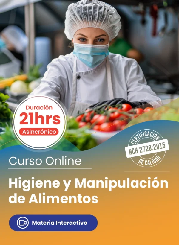 Curso de Higiene y Manipulación de Alimentos – 21 Horas – Online