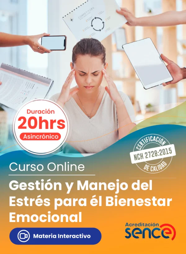 Curso Gestión y Manejo del Estrés para el Bienestar Emocional - 20 Horas