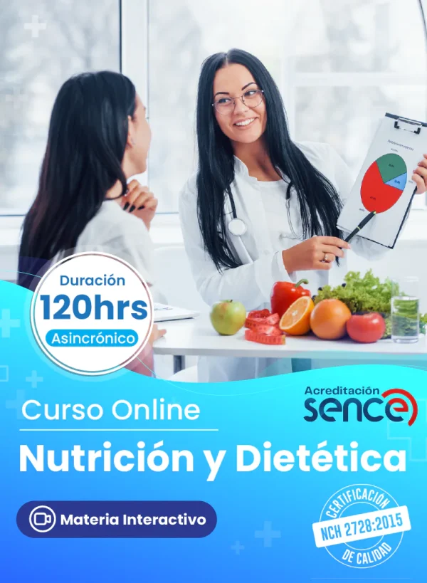 Curso Nutrición y Dietética en Salud – 120 Horas – Online